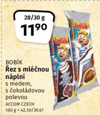 Coop BOBÍK Řez s mléčnou náplní nabídka