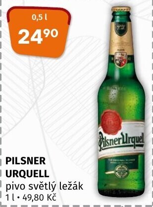 Coop PILSNER URQUELL nabídka