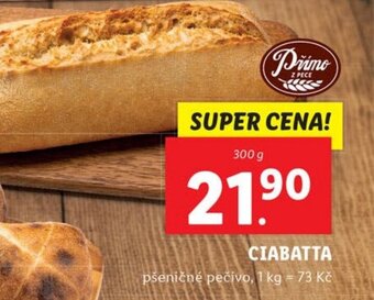 Lidl CIABATTA nabídka