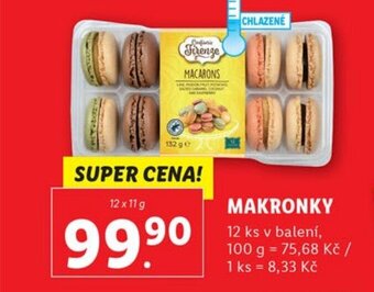 Lidl MAKRONKY nabídka