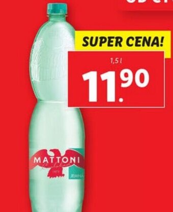 Lidl MATTONI nabídka