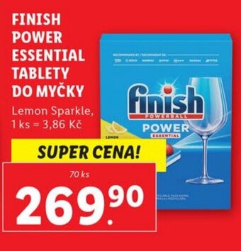 Lidl FINISH POWER ESSENTIAL TABLETY DO MYČKY nabídka