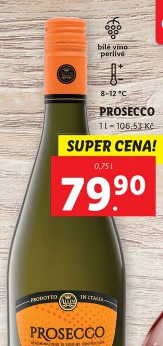 Lidl PROSECCO nabídka