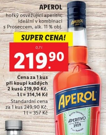 Lidl Aperol nabídka