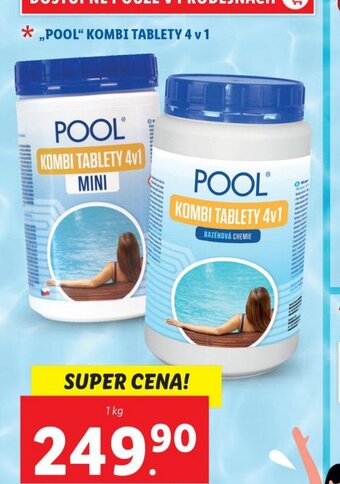 Lidl POOL KOMBI TABLETY 4v1 nabídka