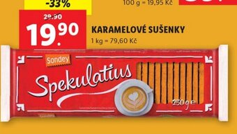 Lidl KARAMELOVÉ SUŠENKY nabídka