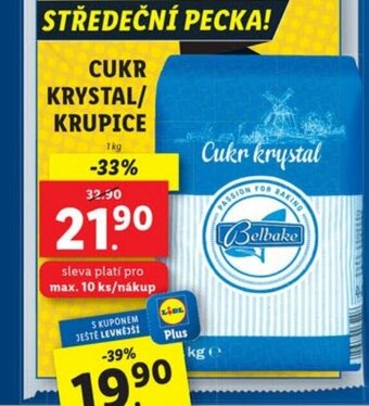 Lidl CUKR KRYSTAL/ KRUPICE nabídka