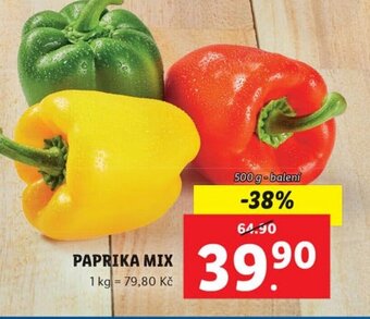 Lidl PAPRIKA MIX nabídka