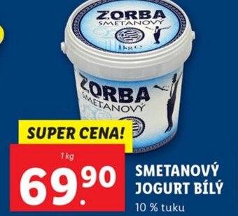 Lidl SMETANOVÝ JOGURT BÍLÝ nabídka