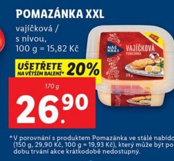 Lidl POMAZÁNKA XXL nabídka