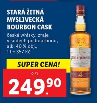 Lidl STARÁ ŽITNÁ MYSLIVECKÁ BOURBON CASK nabídka