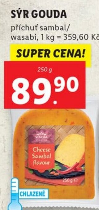 Lidl SÝR GOUDA nabídka