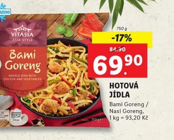 Lidl HOTOVÁ JÍDLA nabídka
