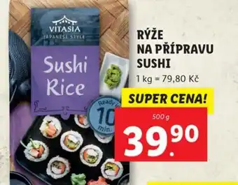 Lidl RÝŽE NA PŘÍPRAVU SUSHI nabídka