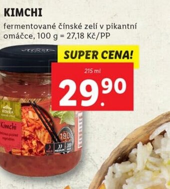Lidl KIMCHI nabídka