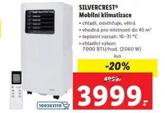 SILVERCRESTⓇ Mobilní klimatizace