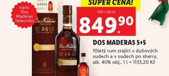 Lidl DOS MADERAS 5+5 nabídka