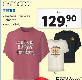 Lidl esmara TRIKO nabídka