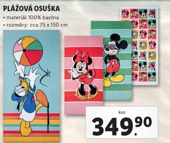 PLÁŽOVÁ OSUŠKA