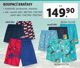 Lidl KOUPACÍ KRAŤASY nabídka
