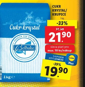 Lidl CUKR KRYSTAL/ KRUPICE nabídka