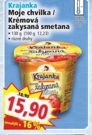 Norma Krajanka Moje chvilka / Krémová zakysaná smetana nabídka
