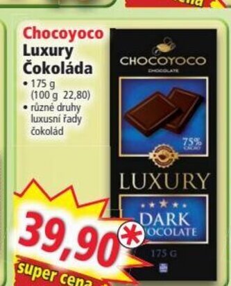 Norma Chocoyoco Luxury Čokoláda nabídka