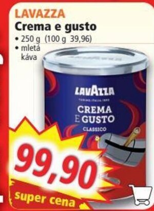 Norma LAVAZZA Crema e gusto nabídka