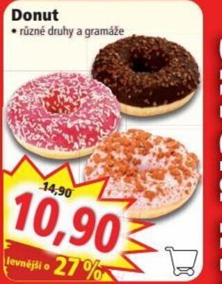 Norma Donut nabídka