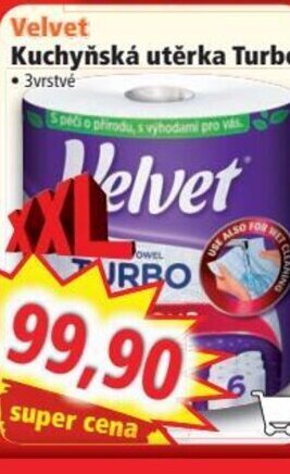 Norma Velvet Kuchyňská utěrka Turbo nabídka