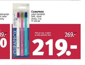 Rossmann Curaprox zubní kartáček nabídka