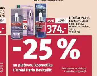 Rossmann Loreal paris noční pleťové sérum nabídka