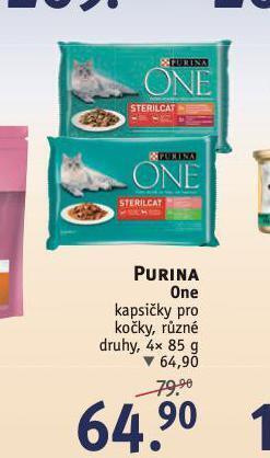 Rossmann Purina one kapsičky pro kočky nabídka