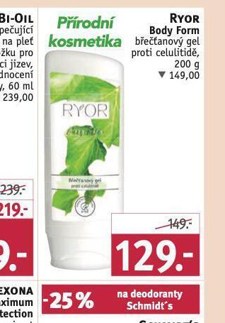 Rossmann Ryor body form nabídka