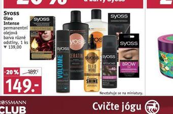 Rossmann Syoss oleo intense permanentní barva na vlasy nabídka