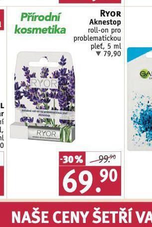 Rossmann Ryor aknestop roll-on nabídka