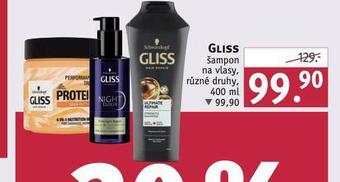 Rossmann Gliss šampon nabídka