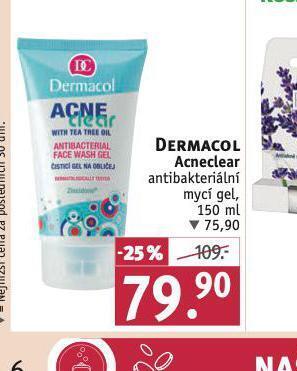 Rossmann Dermacol acneclear antibakteriální mycí gel nabídka