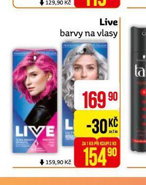 Teta Live barvy na vlasy nabídka