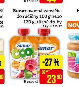 Teta Sunar ovocná kapsička nabídka