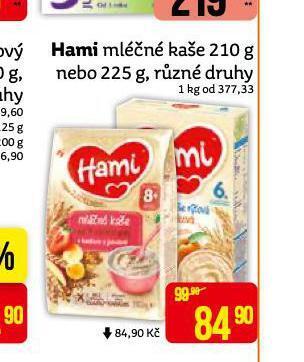 Teta Hami mléčná kaše nabídka