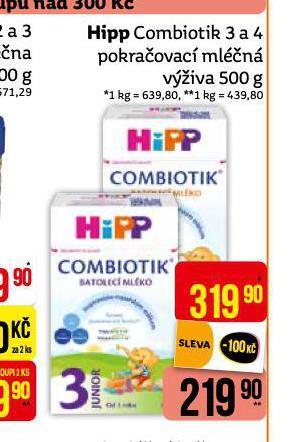 Teta Hipp combiotik 3 a 4 nabídka
