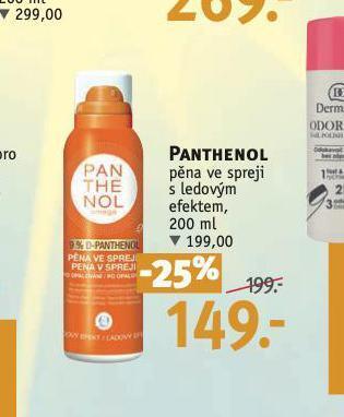 Rossmann Panthenol pěna ve spreji nabídka