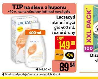 Teta Lactacyd intimní mycí gel nabídka