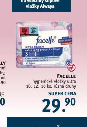 Rossmann Facelle hygienické vložky nabídka