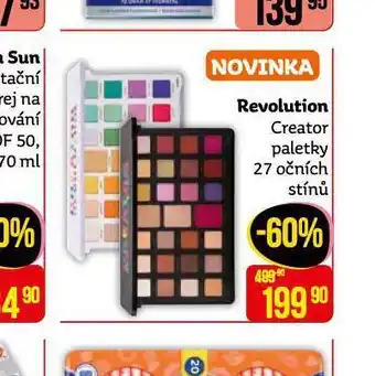 Teta Revolution creator paletka 27 očních stínů nabídka