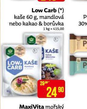 Teta Low crab kaše nabídka
