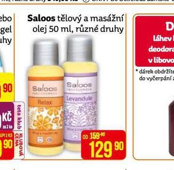 Teta Saloos tělový a masážní olej nabídka