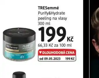 dm drogerie Tresemmé peeling na vlasy nabídka