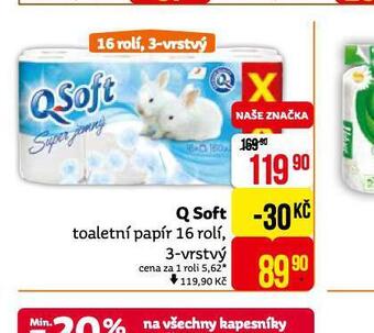 Teta Q soft toaletní papír nabídka